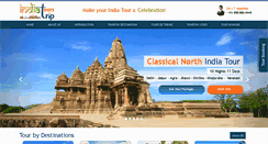 Desktop Screenshot of indiatourstrip.com